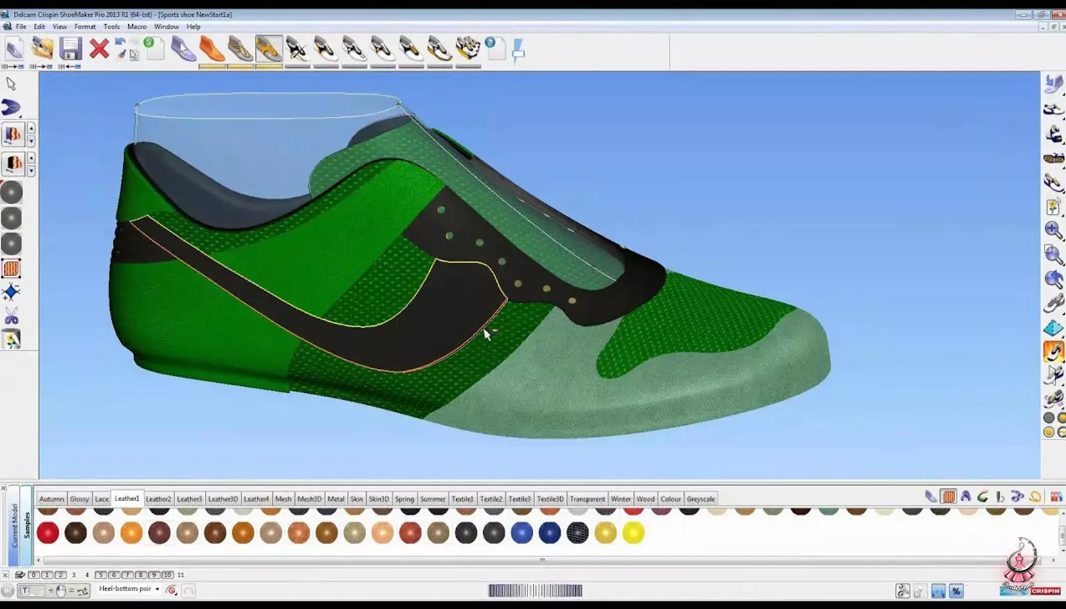 مدلسازی مفهومی کفش با نرم افزار شومیکر